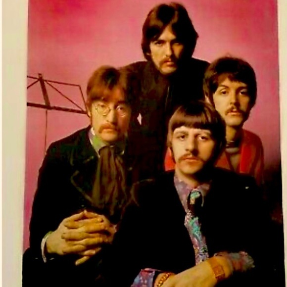 Beatles poster, in original sleeve, with stickers. - Picture 6 of 6